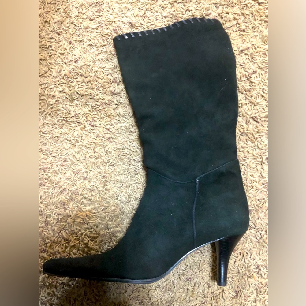 Nine West  Black Suede Boots size 8M